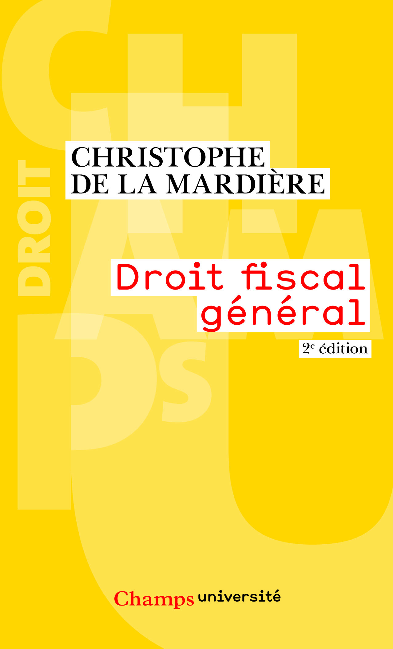 DROIT FISCAL GENERAL
