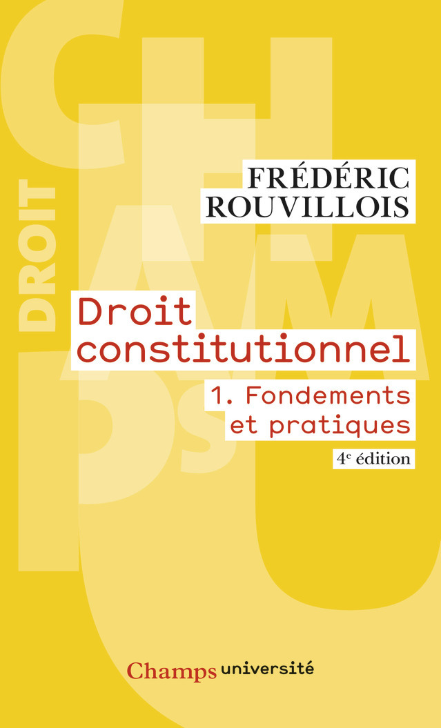 DROIT CONSTITUTIONNEL T.1