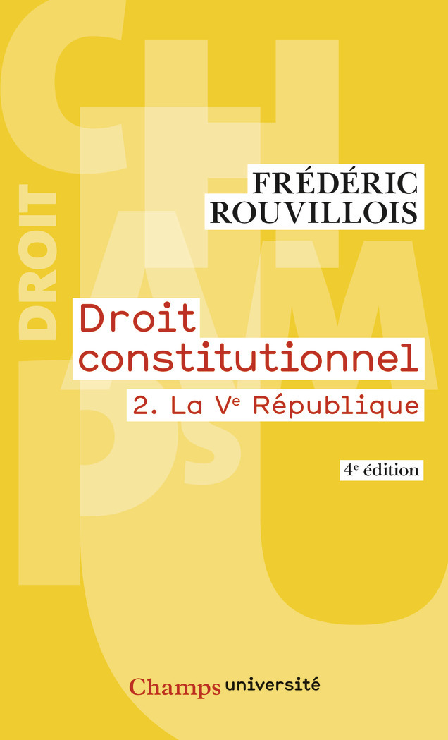 DROIT CONSTITUTIONNEL T.2 (NE 2014)