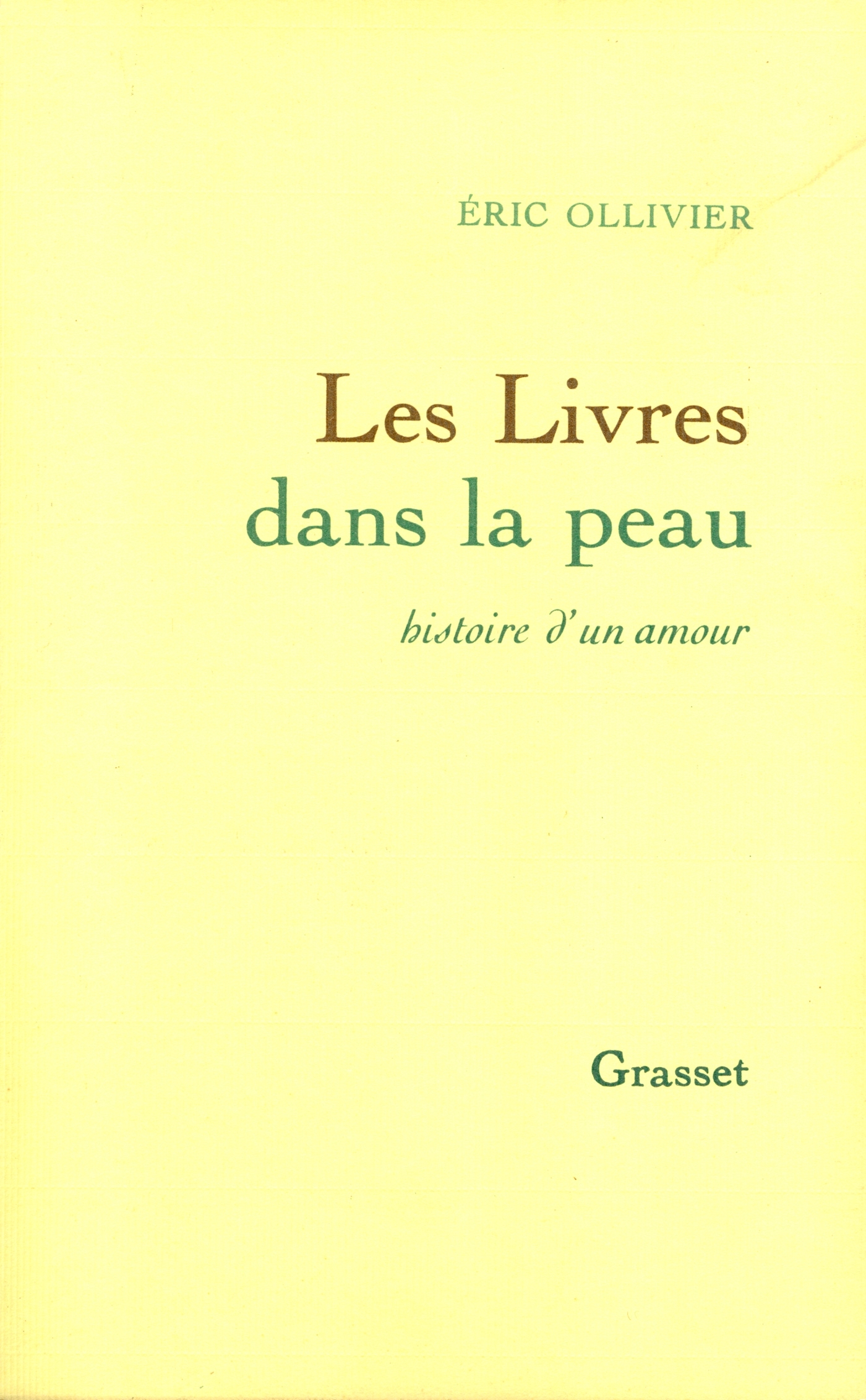 LIVRES DANS LA PEAU
