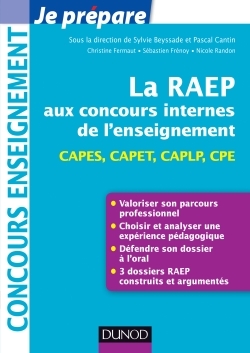 RAEP AUX CONCOURS INTERNES DE L´ENSEIGNEMENT - CAPES, CAPET, CAPLP, CPE