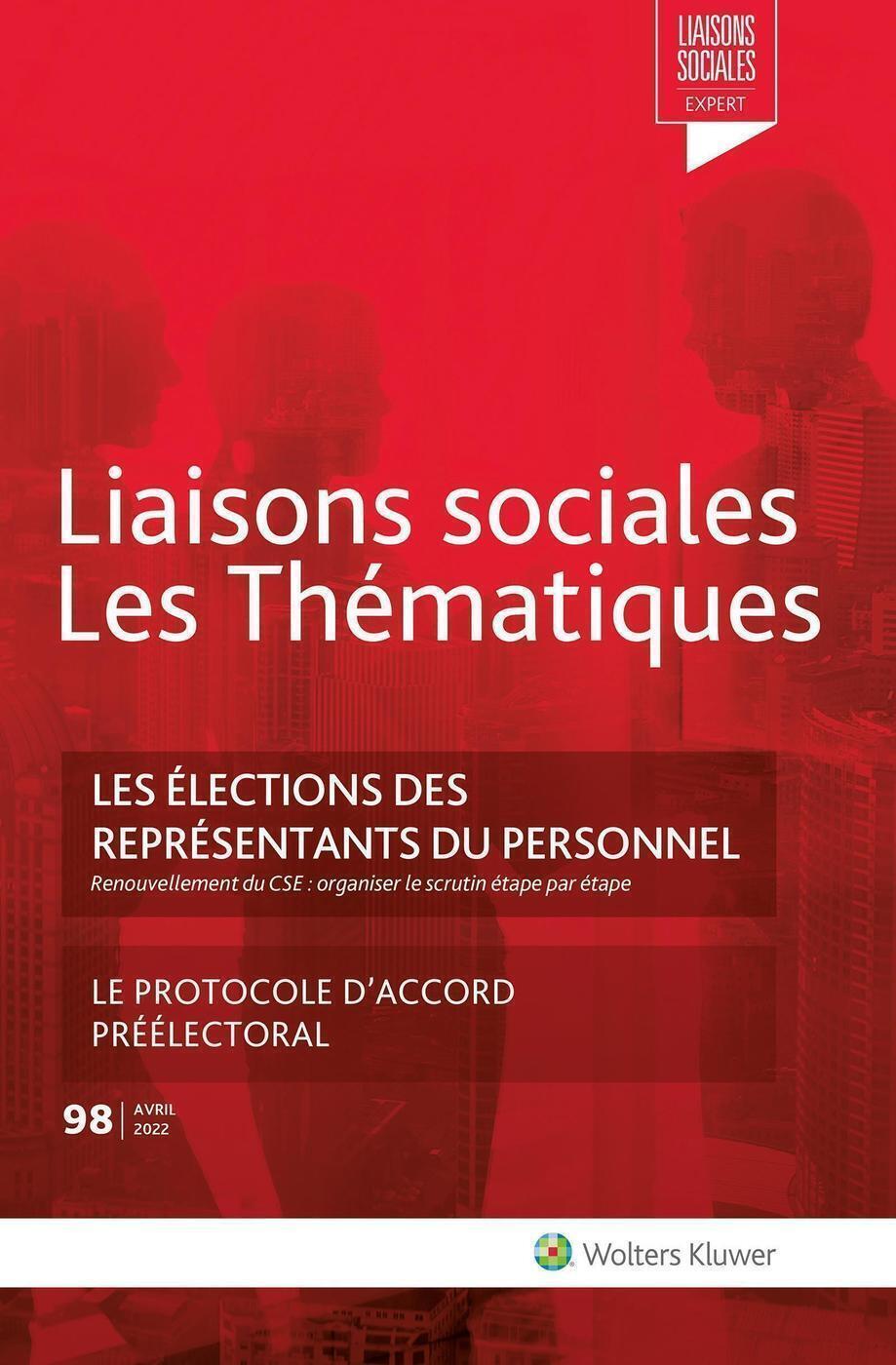 LES ELECTIONS DES REPRESENTANTS DU PERSONNEL - LE PROTOCOLE D´ACCORD PREELECTORAL