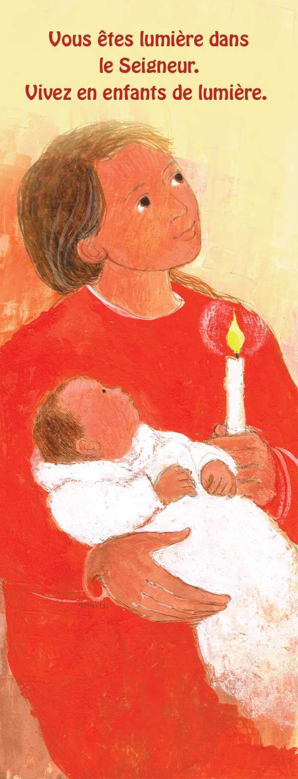 LOT DE 20 - SIGNET MAITE ROCHE VOUS ETES LUMIERE DANS LE SEIGNEUR - SIGNET