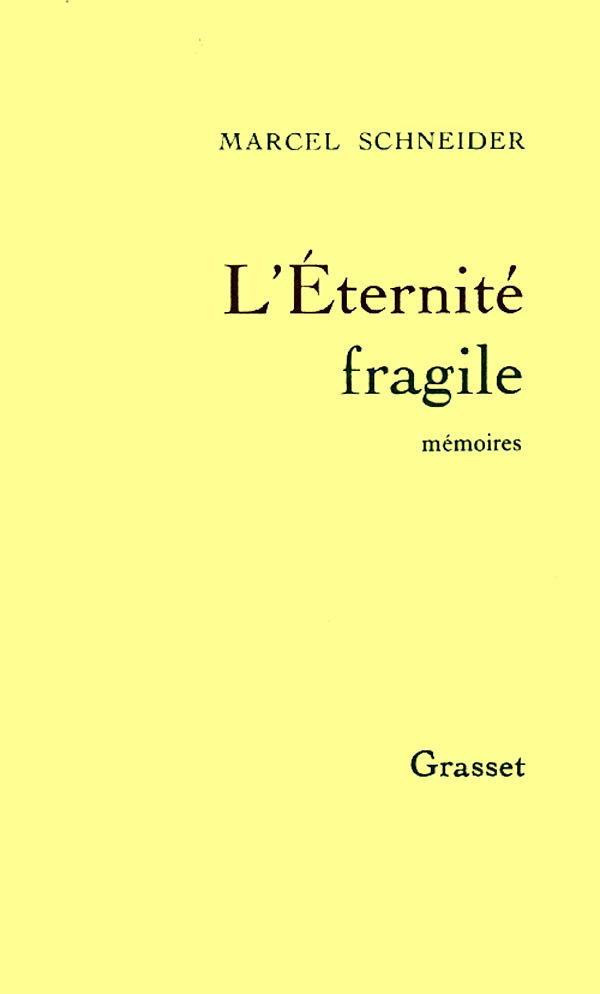 L´ETERNITE FRAGILE T01