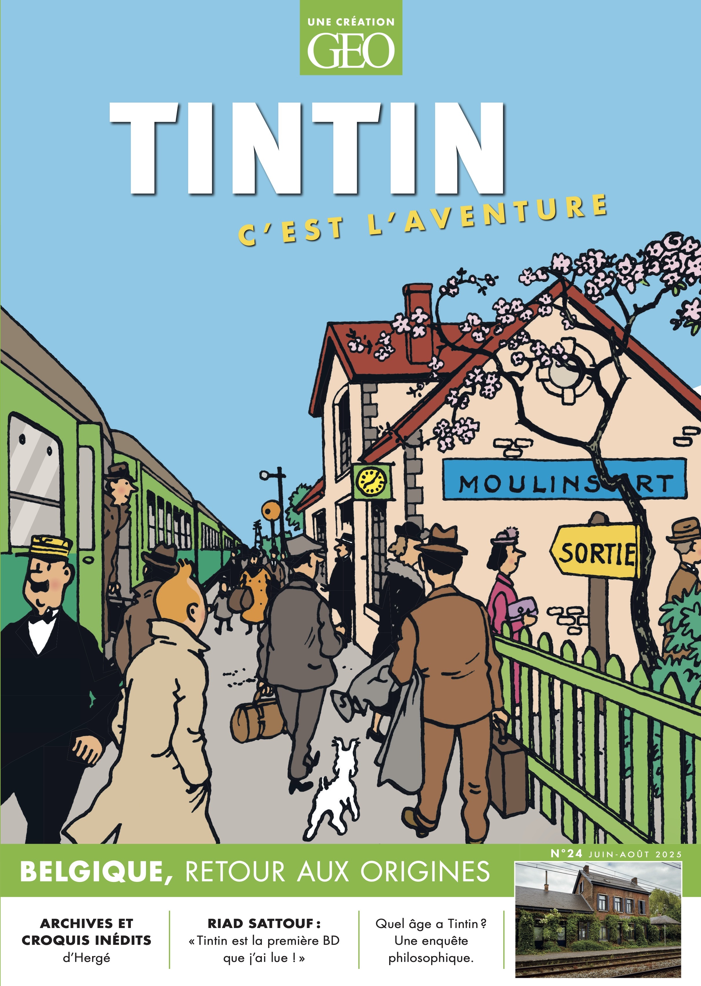 TINTIN C´EST L´AVENTURE N 24 - BELGIQUE