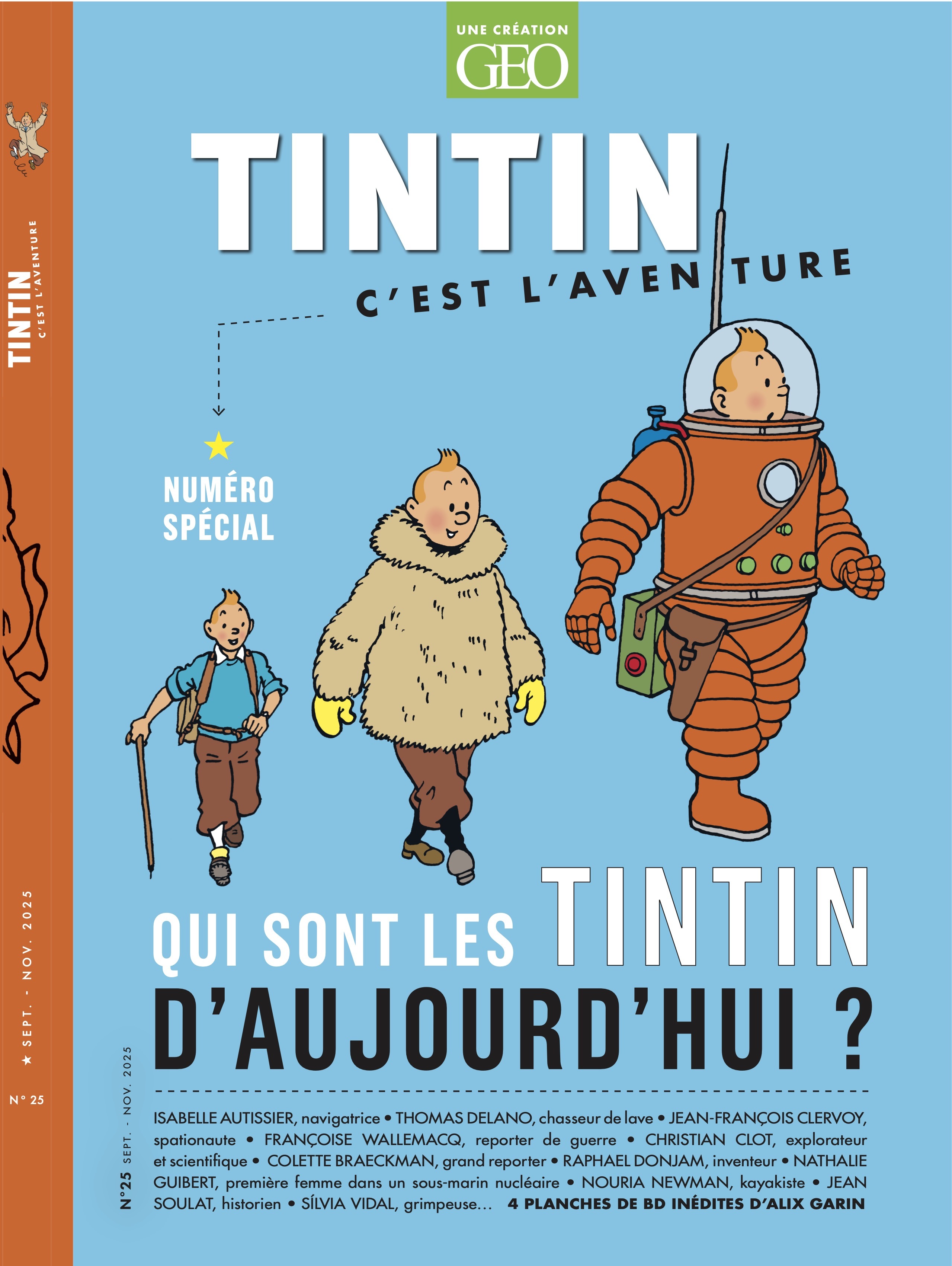 TINTIN C´EST L´AVENTURE N 25 - QUI SONT LES TINTIN D´AUJOURD´HUI ?