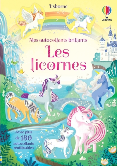 LICORNES - MES AUTOCOLLANTS BRILLANTS