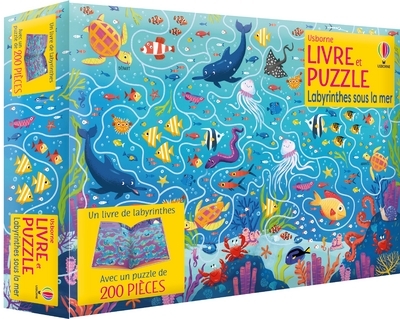 LABYRINTHES SOUS LA MER - COFFRETS LIVRE ET PUZZLE