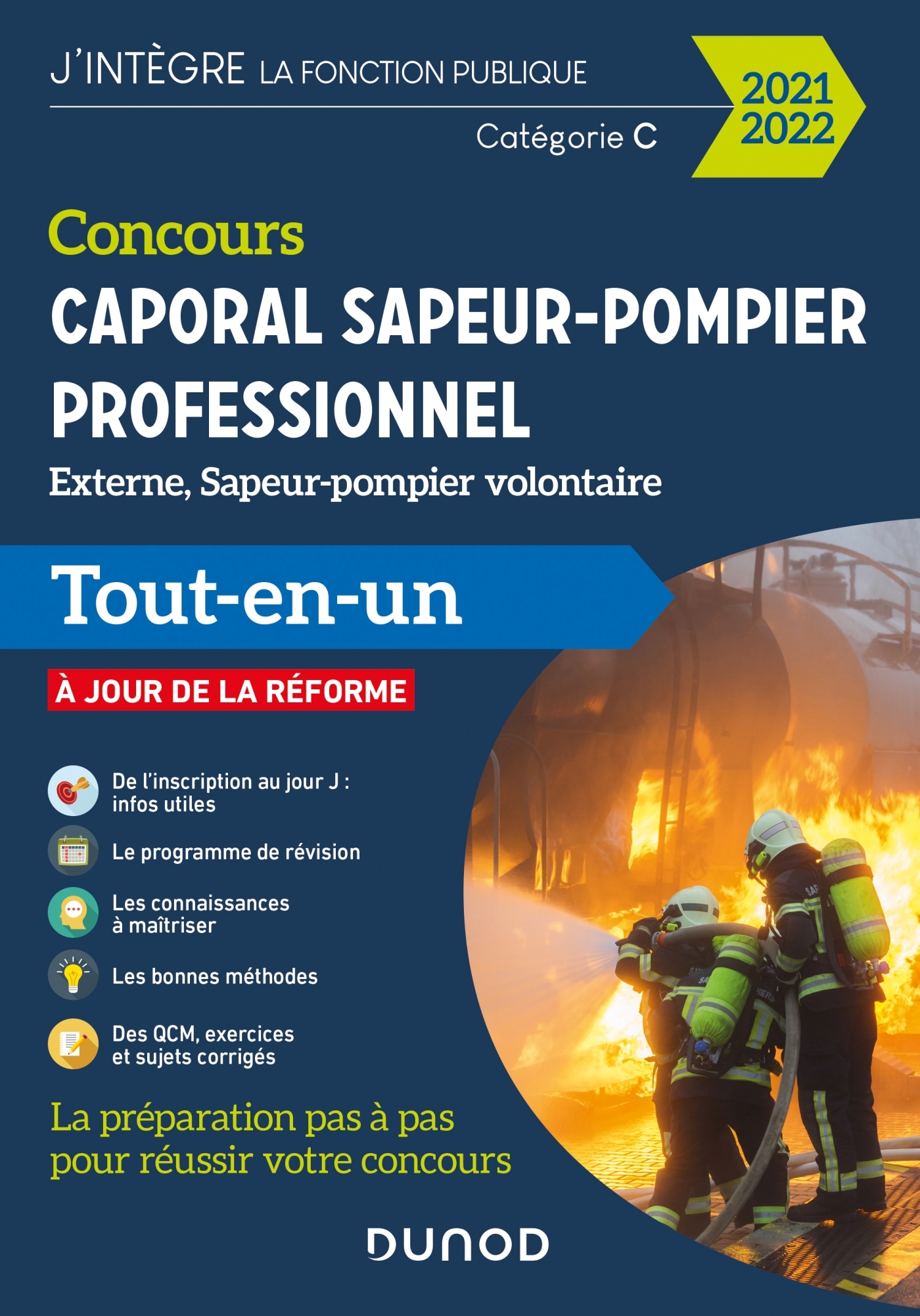 CONCOURS CAPORAL SAPEUR-POMPIER PROFESSIONNEL 2021/2022 - TOUT-EN-UN