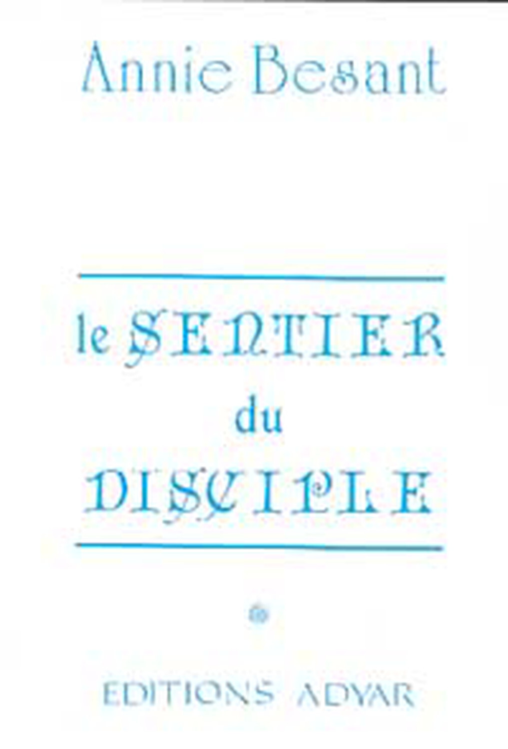 SENTIER DU DISCIPLE