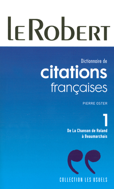CITATIONS FRANCAISES POCHE T1 NC