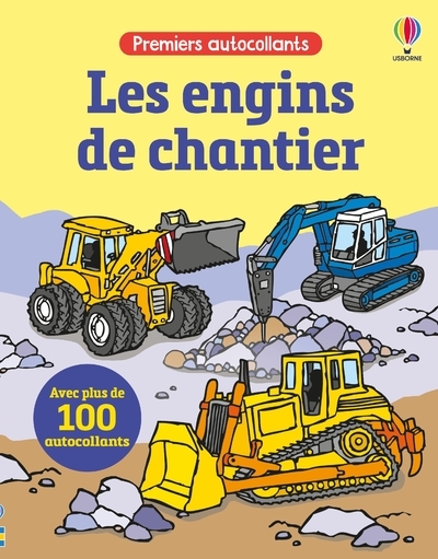 ENGINS DE CHANTIER - PREMIERS AUTOCOLLANTS - DES 3 ANS