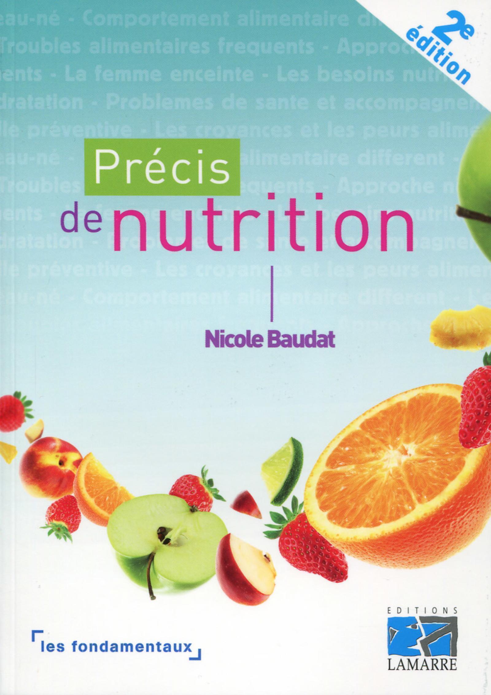 PRECIS DE NUTRITION LES FONDAMENTAUX