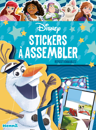 DISNEY - STICKERS A ASSEMBLER - REPOSITIONNABLES !