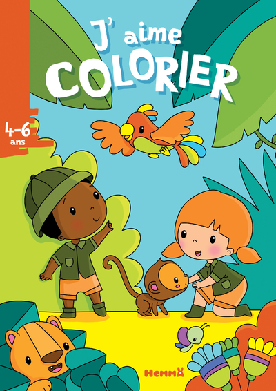 J´AIME COLORIER (4-6 ANS) (LA JUNGLE)
