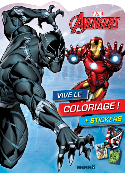 MARVEL AVENGERS - VIVE LE COLORIAGE ! (BLACK PANTHER)