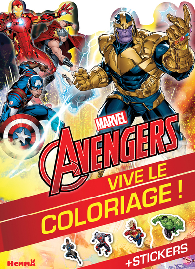 MARVEL AVENGERS - VIVE LE COLORIAGE ! (THANOS ET AVENGERS)