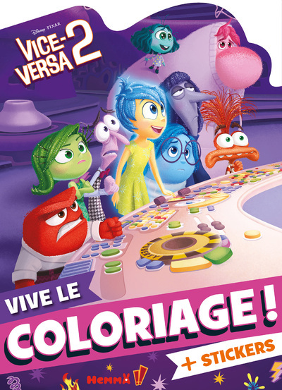 DISNEY PIXAR VICE-VERSA 2 - VIVE LE COLORIAGE !