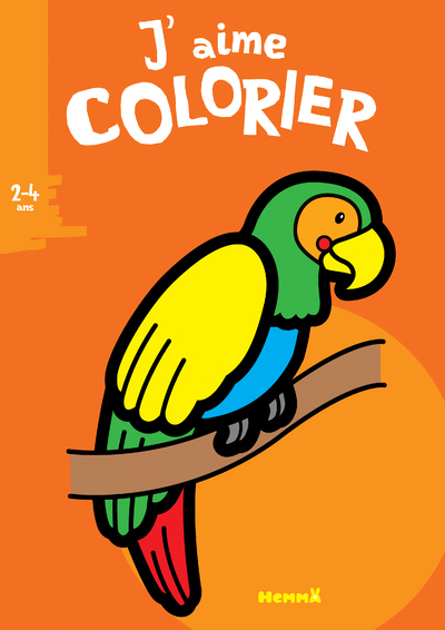 J´AIME COLORIER (2-4 ANS) (PERROQUET)