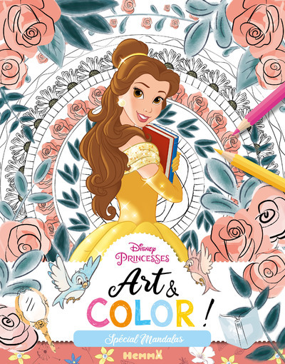 DISNEY PRINCESSES - ART & COLOR - SPECIAL MANDALAS