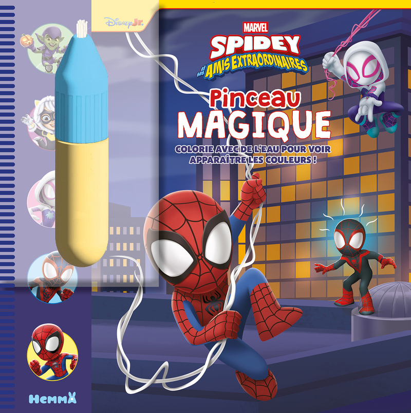 MARVEL SPIDEY ET SES AMIS EXTRAORDINAIRES - PINCEAU MAGIQUE (SPIDEY TOILE)