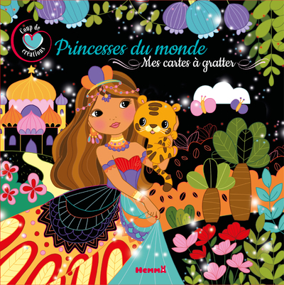 PRINCESSES DU MONDE - MES CARTES A GRATTER - COUP DE COEUR CREATIONS