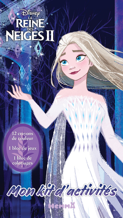 DISNEY LA REINE DES NEIGES 2 - MON KIT D´ACTIVITES (ELSA ROBE BLANCHE)