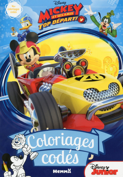 DISNEY MICKEY ET SES AMIS, TOP DEPART COLORIAGES CODES