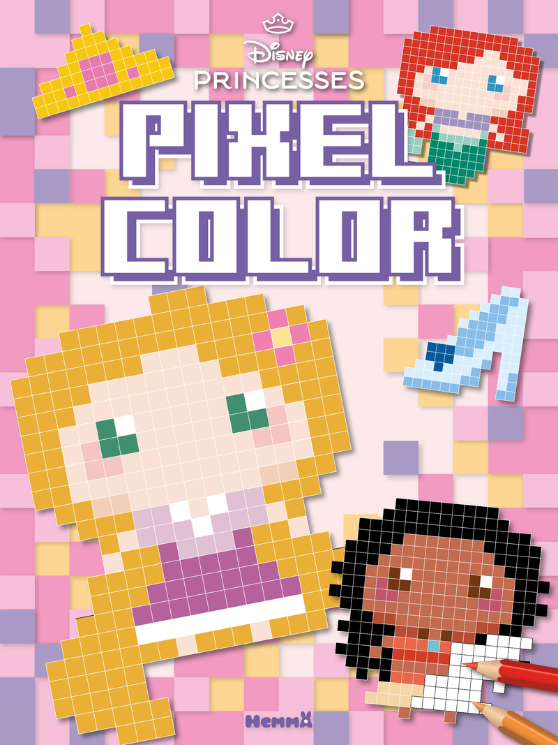 DISNEY PRINCESSES - PIXEL COLOR