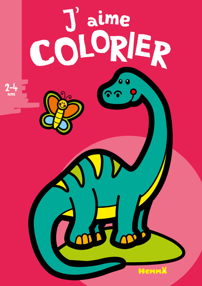 J´AIME COLORIER (2-4 ANS) DIPLODOCUS