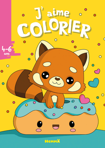 J´AIME COLORIER (4-6 ANS) PANDA ROUX