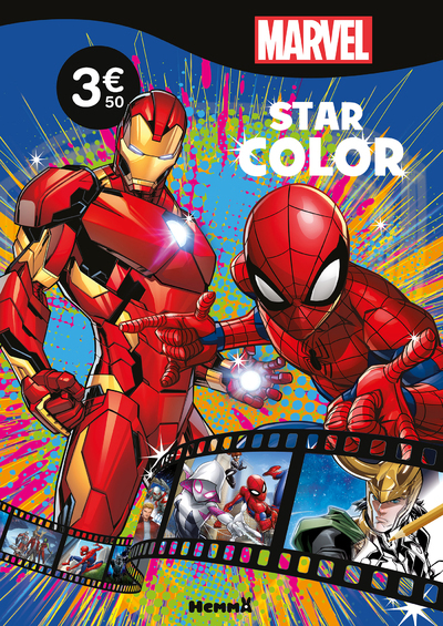 MARVEL - STAR COLOR (IRON MAN ET SPIDER-MAN)