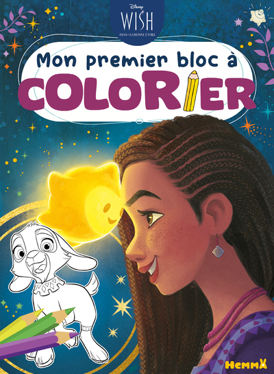 DISNEY WISH - MON PREMIER BLOC A COLORIER