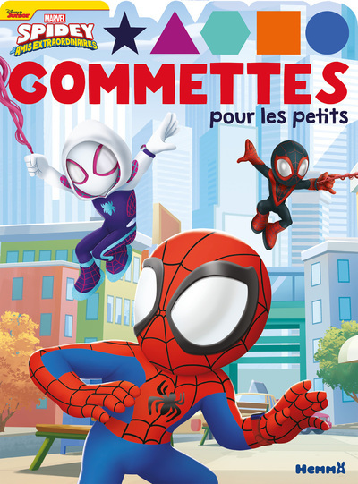 MARVEL SPIDEY ET SES AMIS EXTRAORDINAIRES - GOMMETTES POUR LES PETITS (PETER, GWEN, MILES)