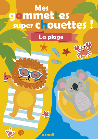MES GOMMETTES SUPER CHOUETTES ! LA PLAGE
