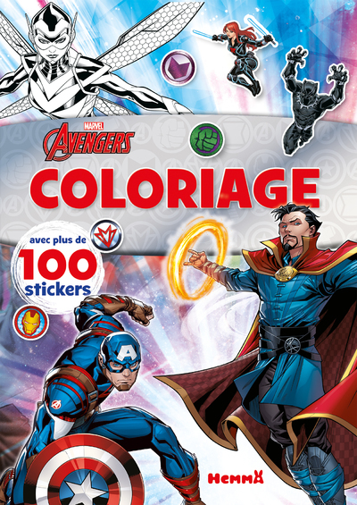 MARVEL AVENGERS COLORIAGE - AVEC PLUS DE 100 STICKERS