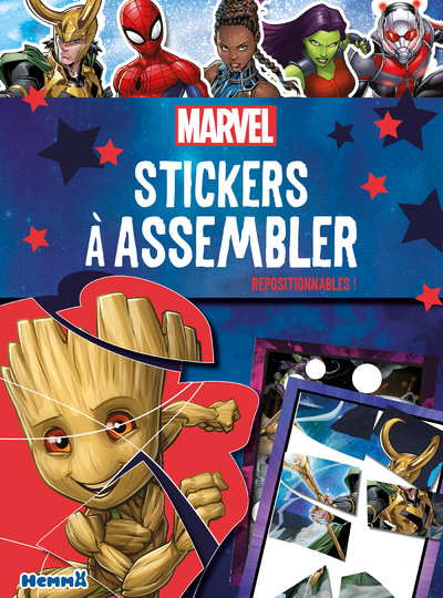 MARVEL - STICKERS A ASSEMBLER (LES GARDIENS DE LA GALAXIE) - REPOSITIONNABLES !