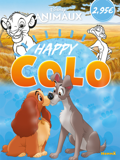 DISNEY ANIMAUX - HAPPY COLO (BELLE ET LE CLOCHARD)