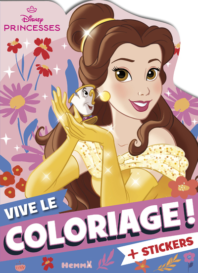 DISNEY PRINCESSES - VIVE LE COLORIAGE ! (BELLE)