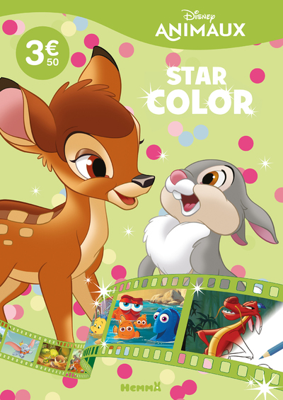 DISNEY ANIMAUX - STAR COLOR (BAMBI ET PANPAN)