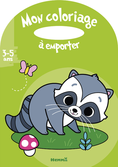 MON COLORIAGE A EMPORTER (3-5 ANS) (RATON-LAVEUR)