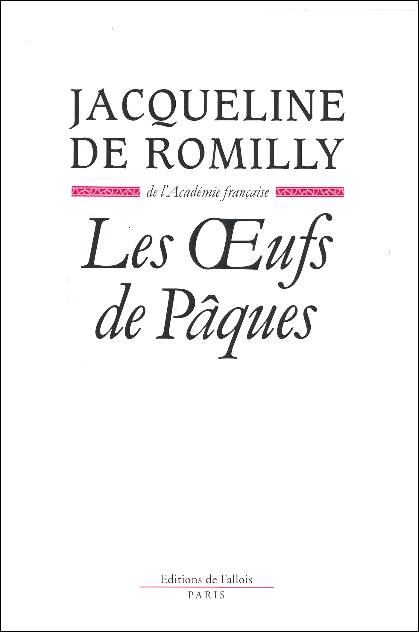 OEUFS DE PAQUES