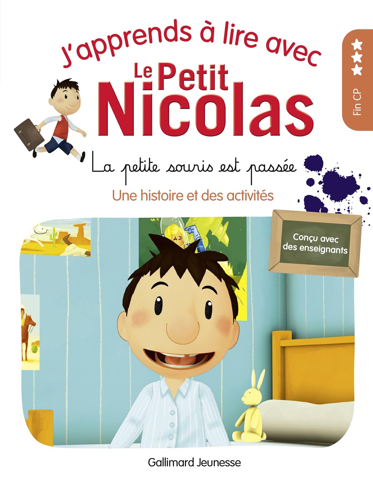 J´APPRENDS A LIRE AVEC LE PETIT NICOLAS - T18 - LA PETITE SOURIS EST PASSEE