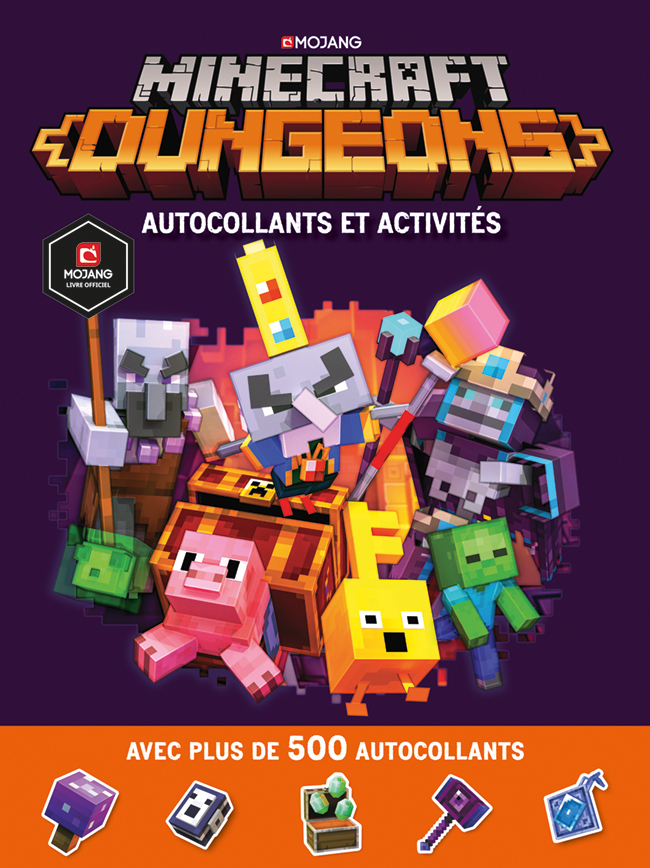MINECRAFT : DUNGEONS - AUTOCOLLANTS ET ACTIVITES