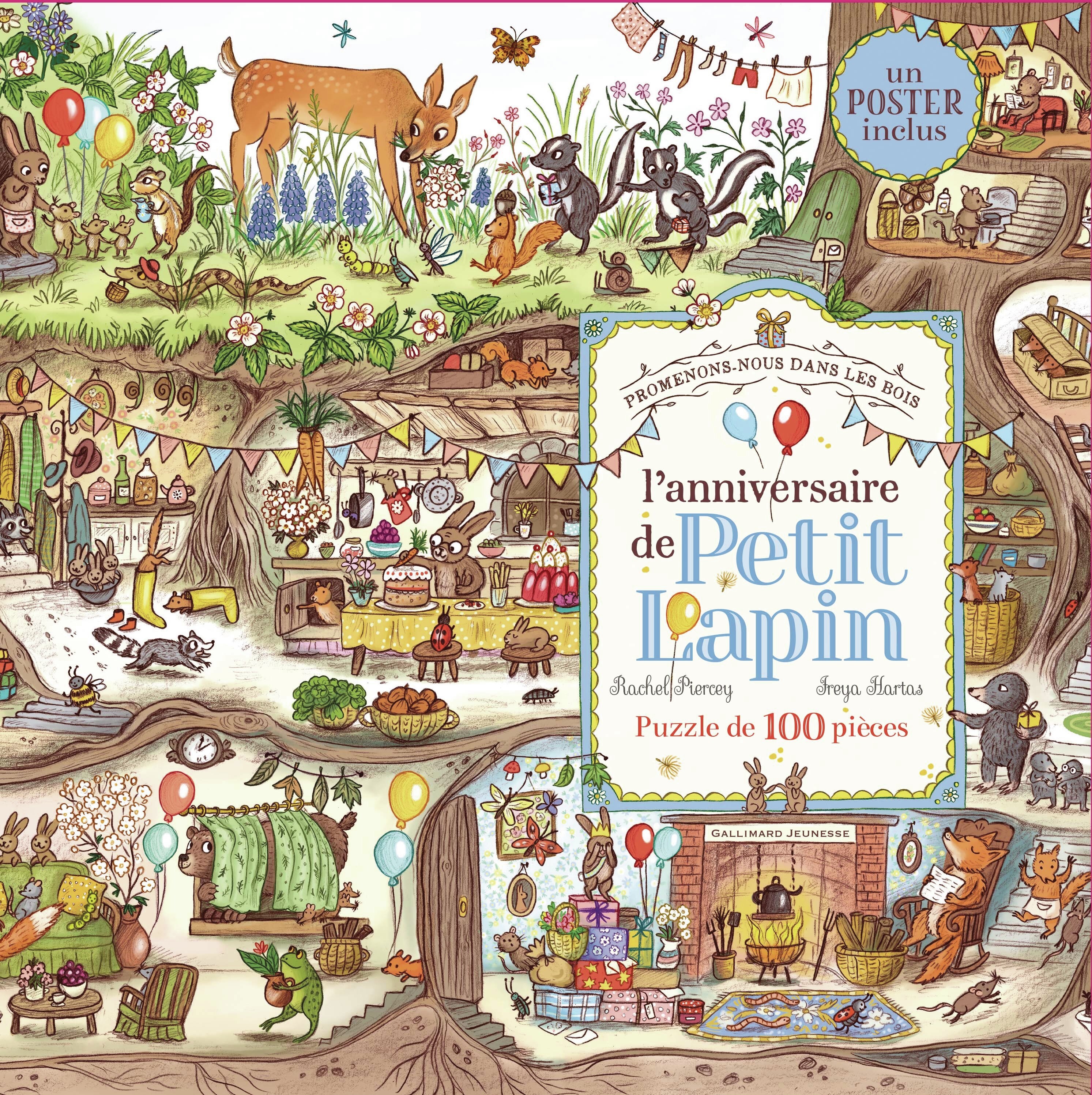 ANNIVERSAIRE DE PETIT LAPIN PUZZLE
