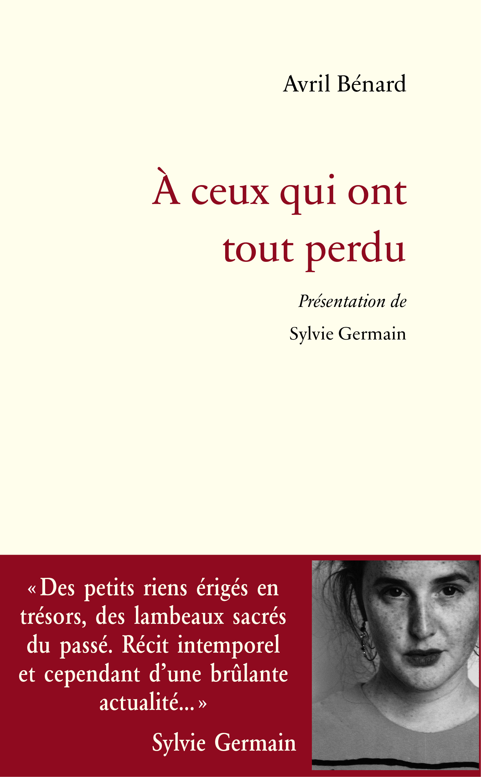 A CEUX QUI ONT TOUT PERDU