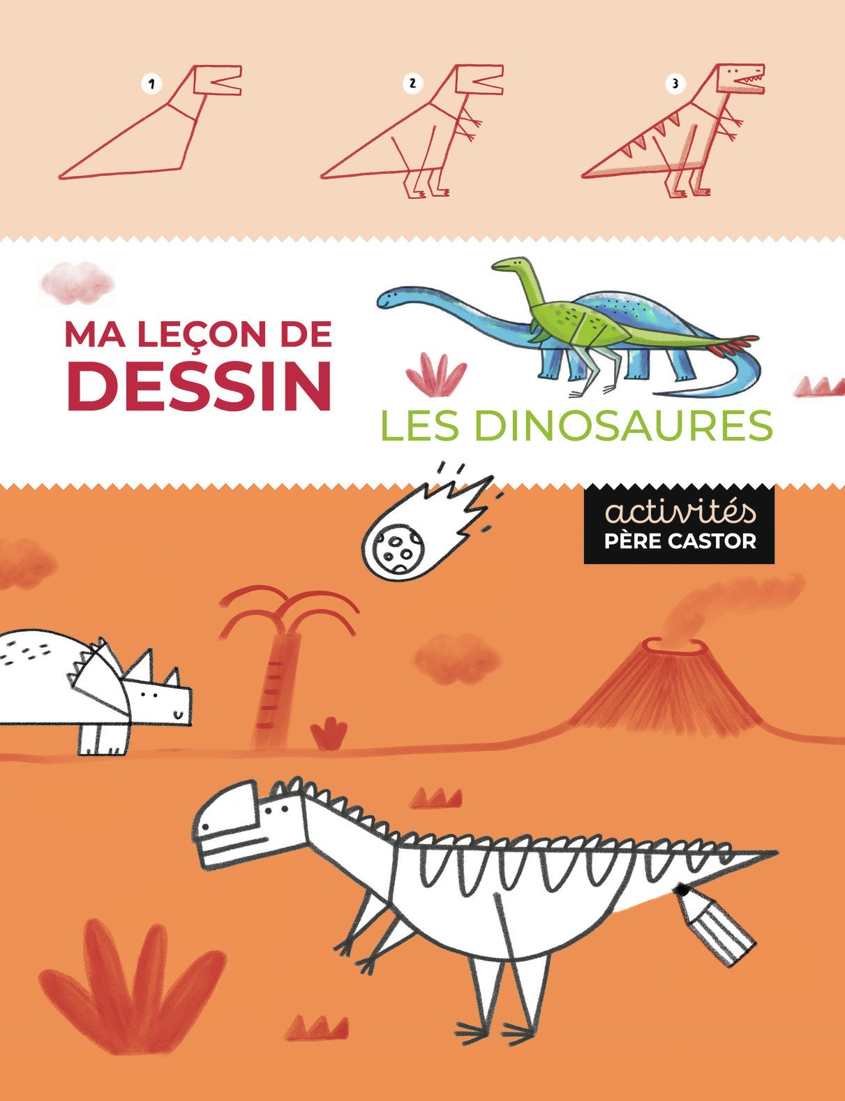 MA LECON DE DESSIN - LES DINOSAURES