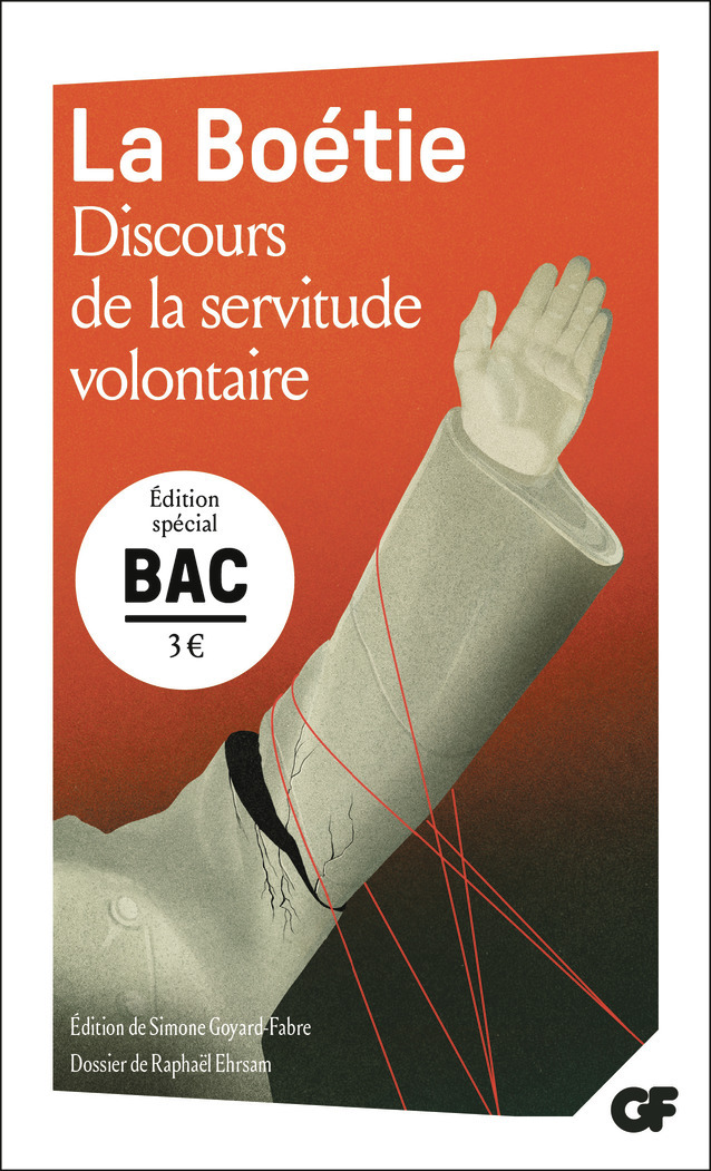 DISCOURS DE LA SERVITUDE VOLONTAIRE - BAC 2026