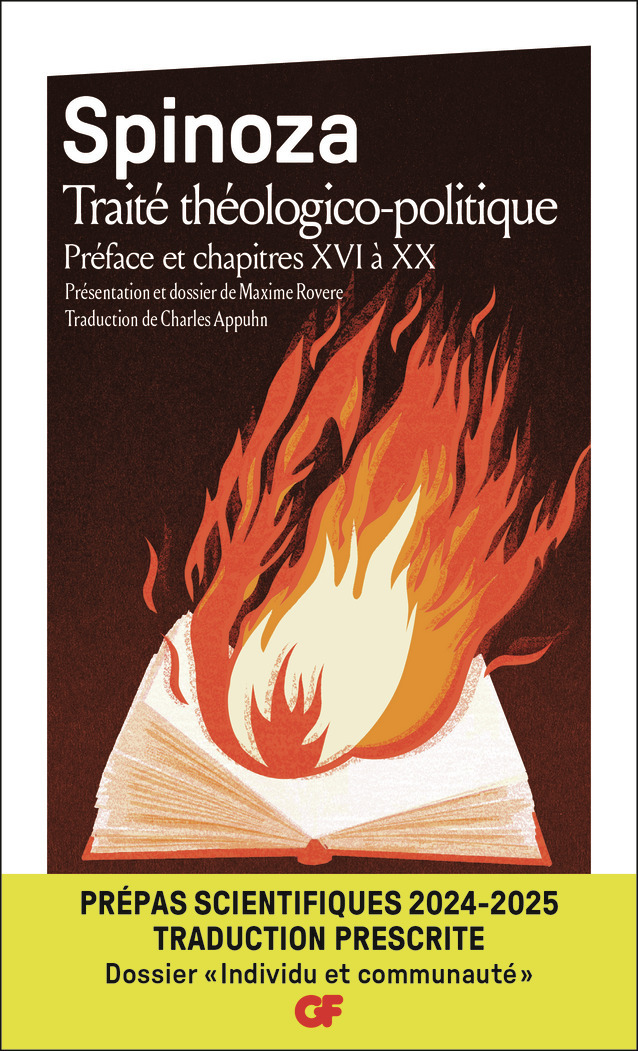TRAITE THEOLOGICO-POLITIQUE - PREPAS SCIENTIFIQUES 2025 - PREFACE ET CHAPITRES XVI A XX