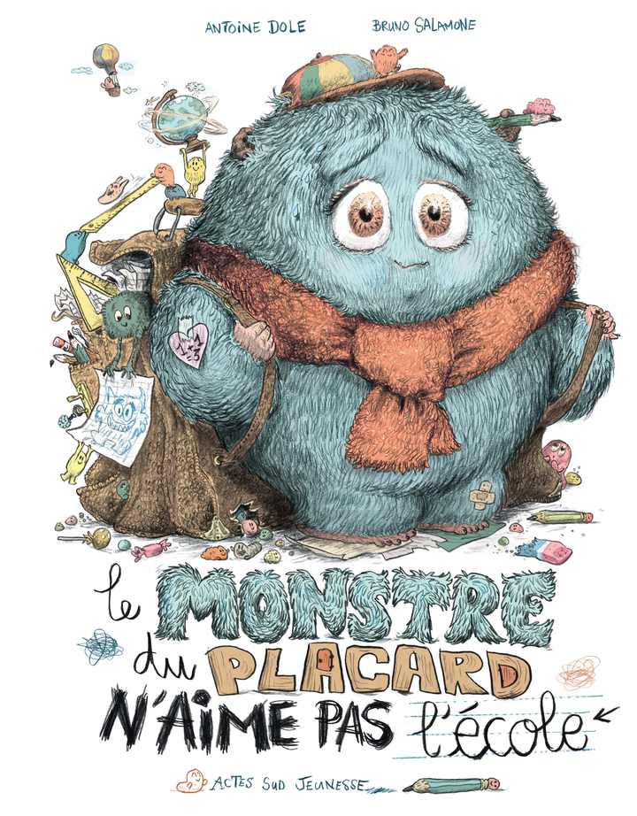 MONSTRE DU PLACARD N´AIME PAS L´ECOLE